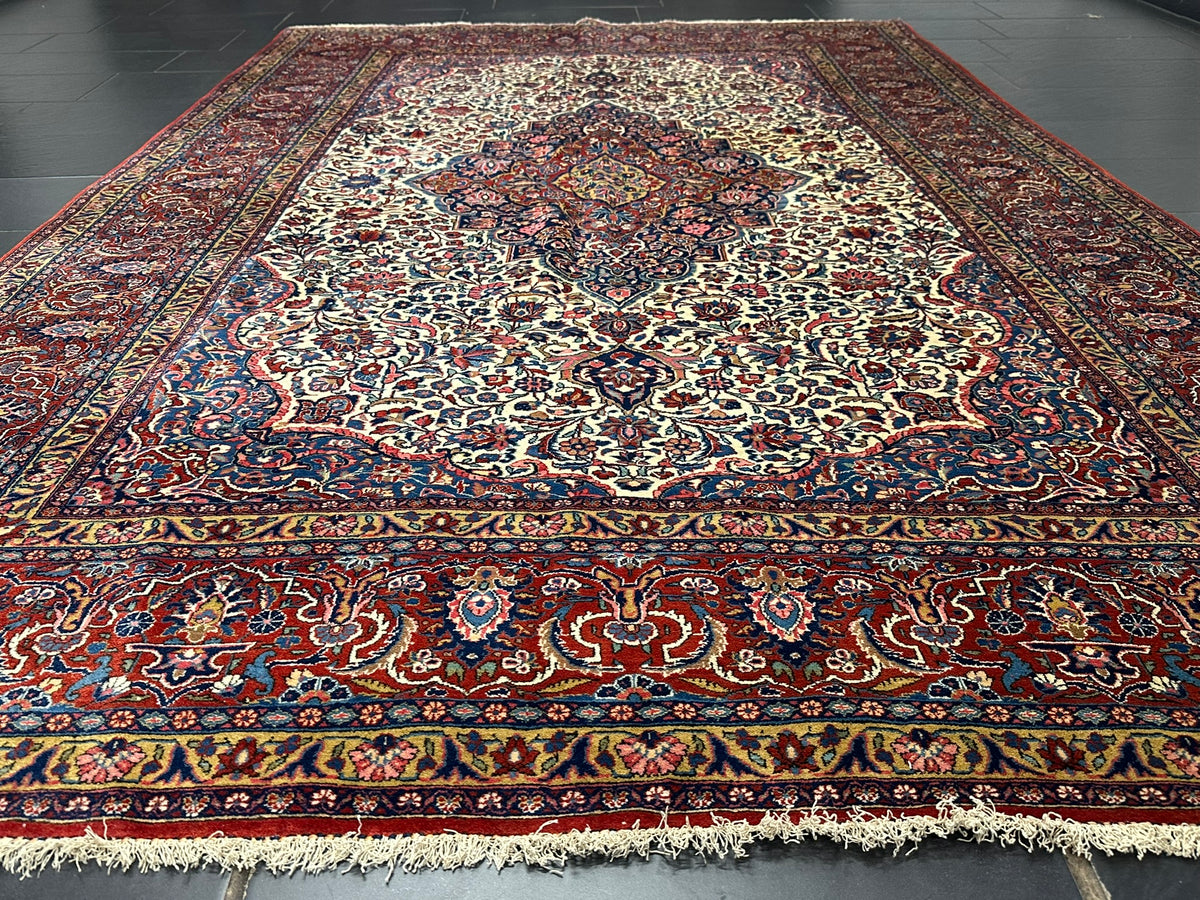 Orientteppich handgeknüpft Keschan 315x210 cm