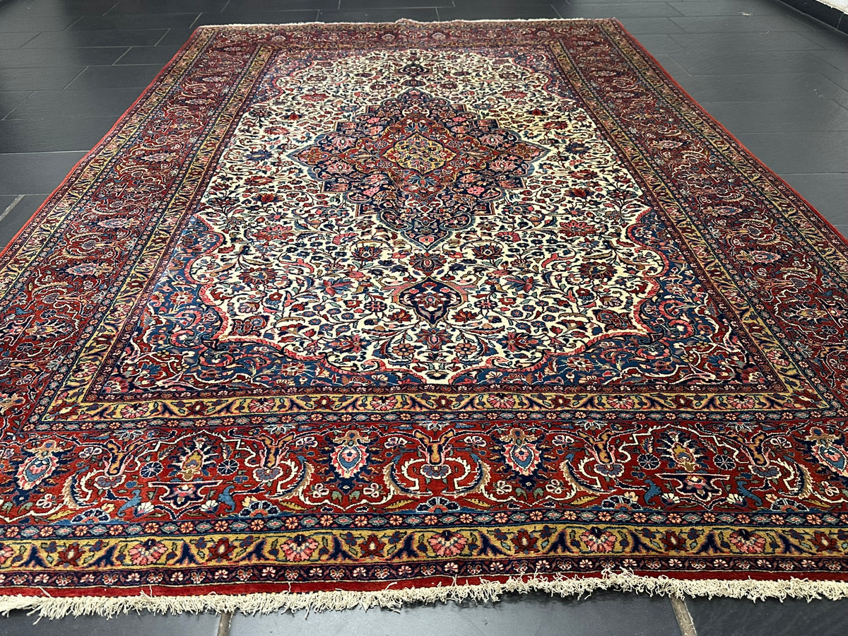 Orientteppich handgeknüpft Keschan 315x210 cm
