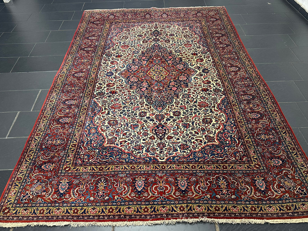 Orientteppich handgeknüpft Keschan 315x210 cm