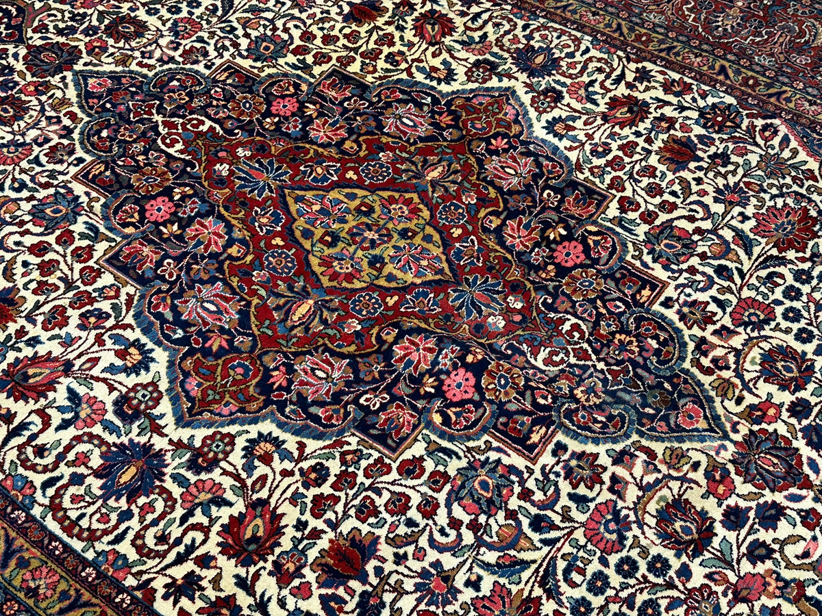 Orientteppich handgeknüpft Keschan 315x210 cm