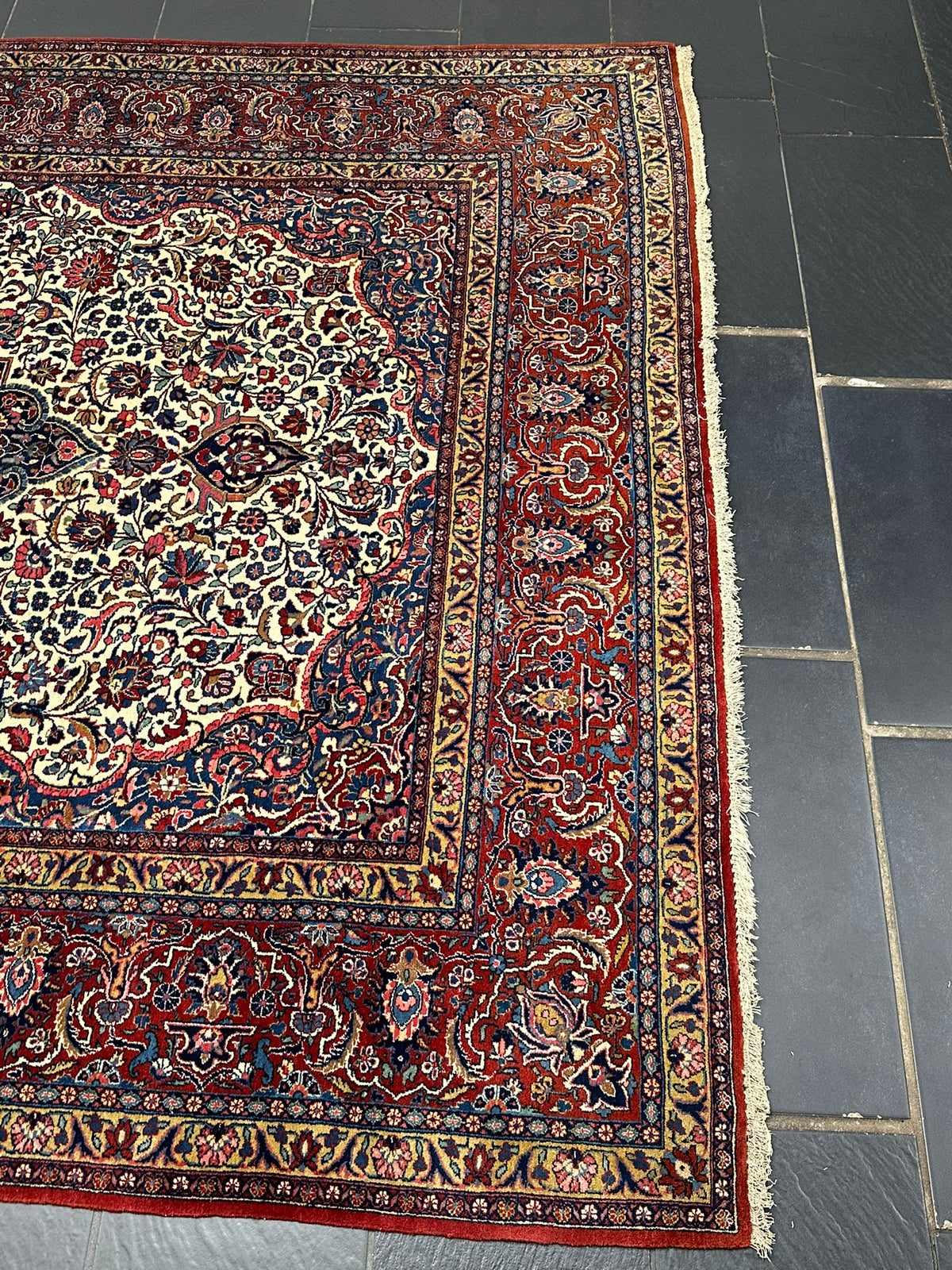 Orientteppich handgeknüpft Keschan 315x210 cm