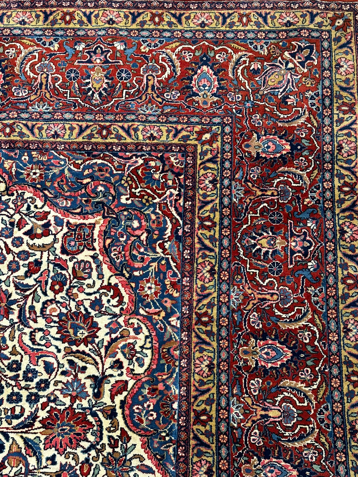 Orientteppich handgeknüpft Keschan 315x210 cm
