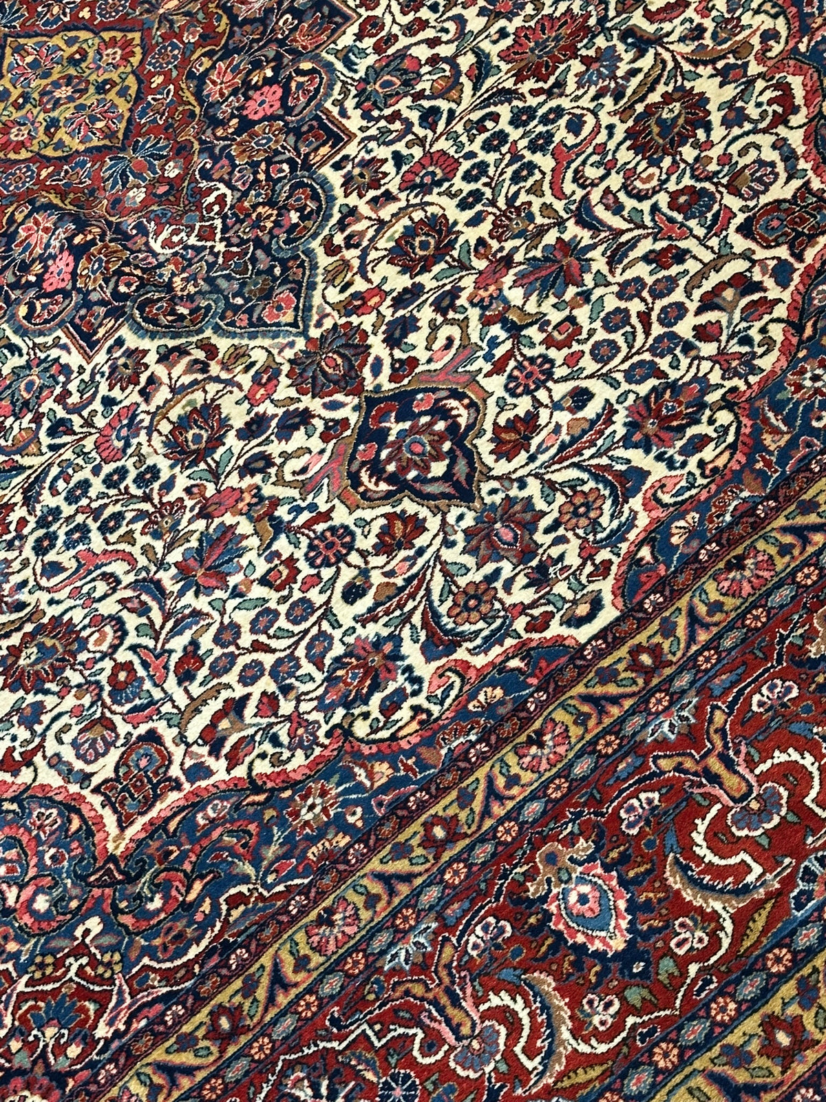 Orientteppich handgeknüpft Keschan 315x210 cm