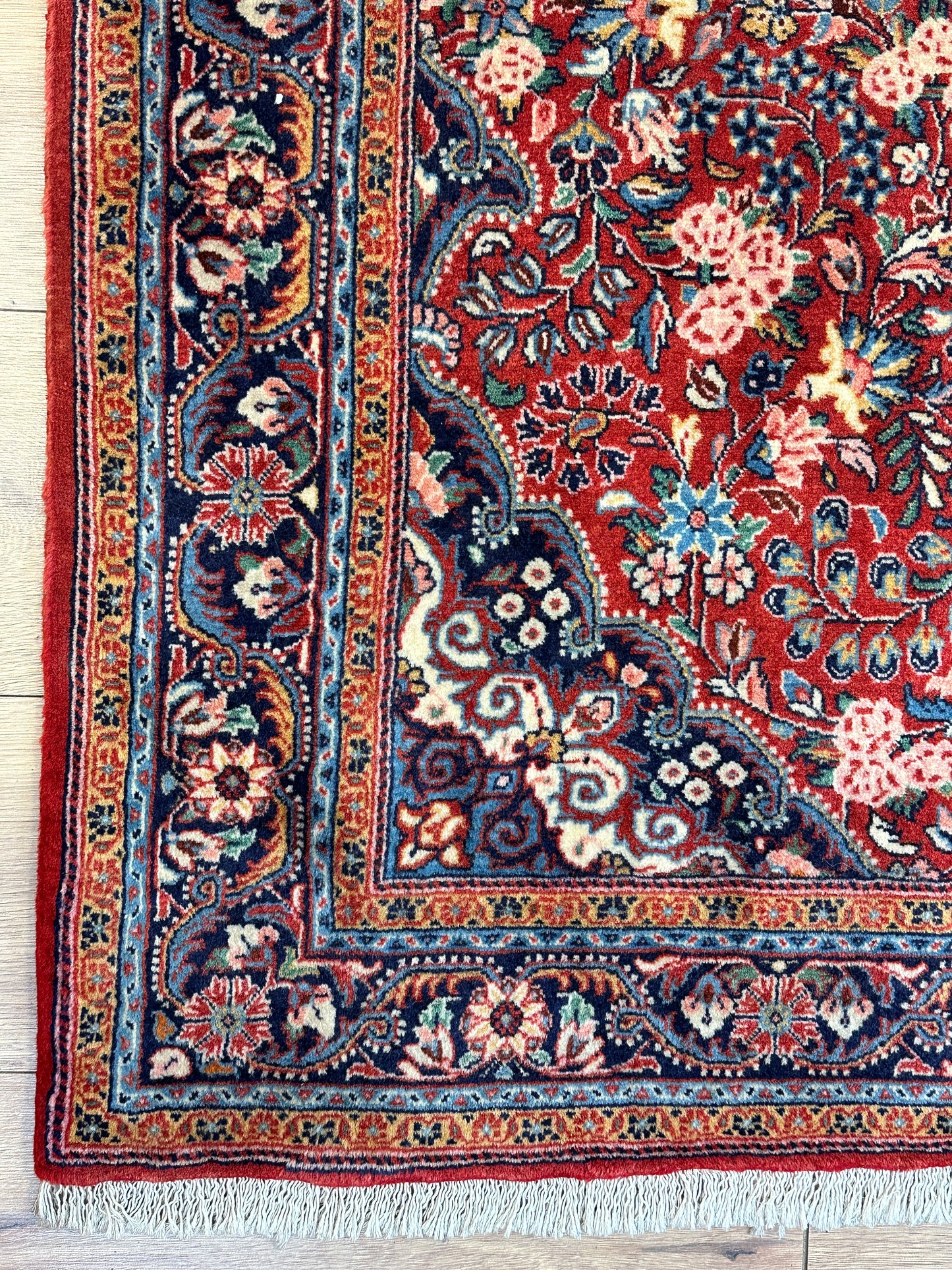 Handgeknüpfter Perser Orientteppich "Malayer Sarouck" 153x105 cm