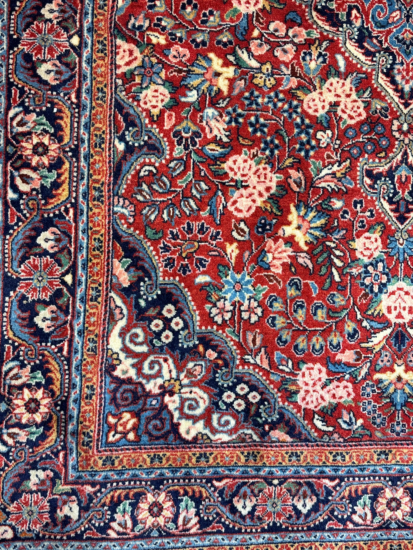 Handgeknüpfter Perser Orientteppich "Malayer Sarouck" 153x105 cm