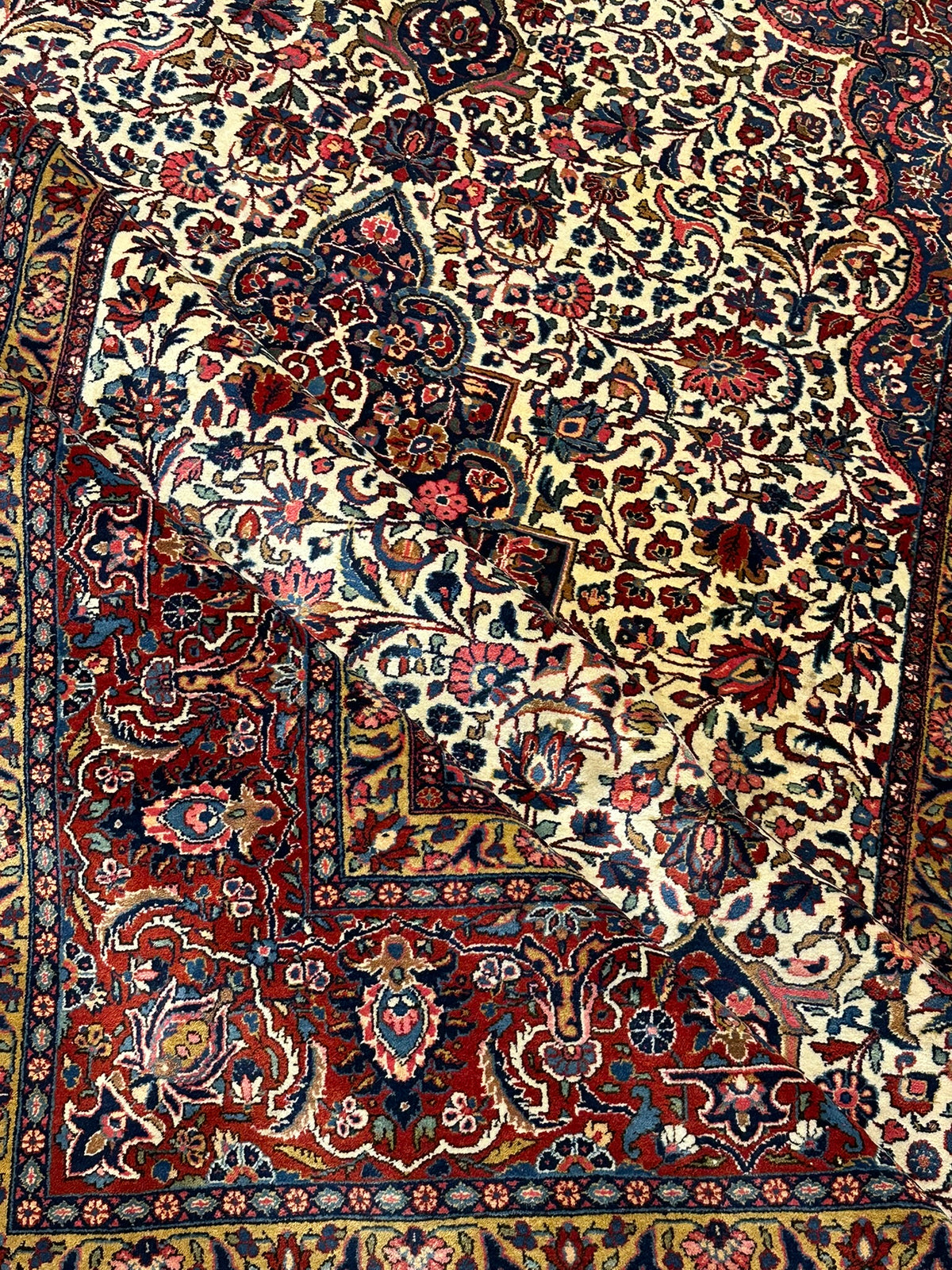 Orientteppich handgeknüpft Keschan 315x210 cm