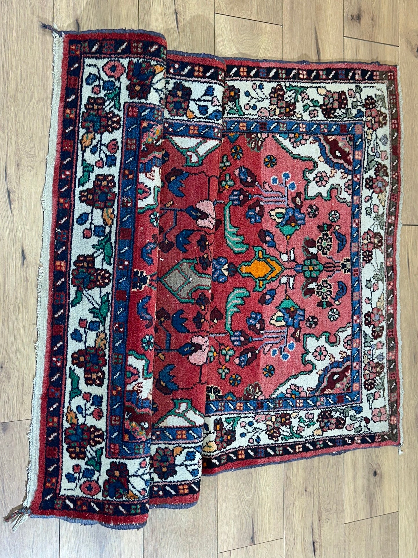 Orientteppich handgeknüpft Saruk 187x104 cm