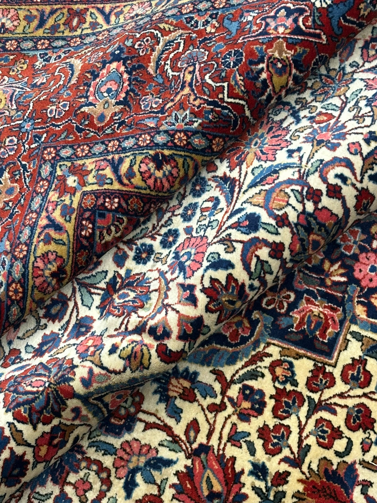 Orientteppich handgeknüpft Keschan 315x210 cm