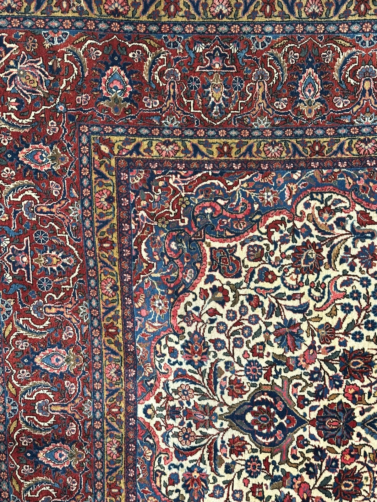 Orientteppich handgeknüpft Keschan 315x210 cm