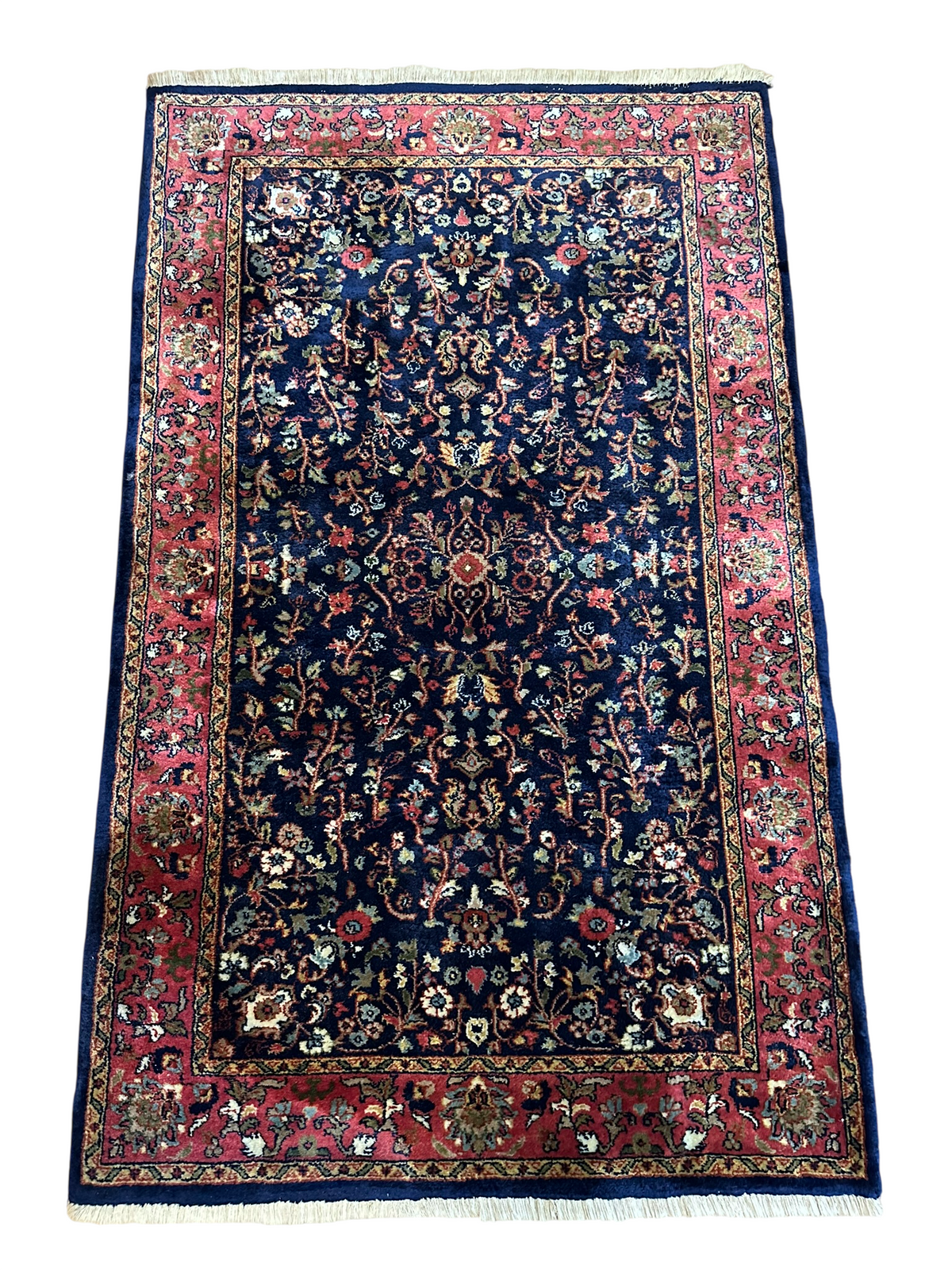 Orientteppich handgeknüpft Sarough USA Wolle 154x97 cm