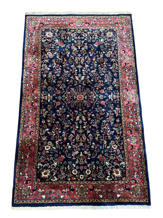 Orientteppich handgeknüpft Sarough USA Wolle 154x97 cm