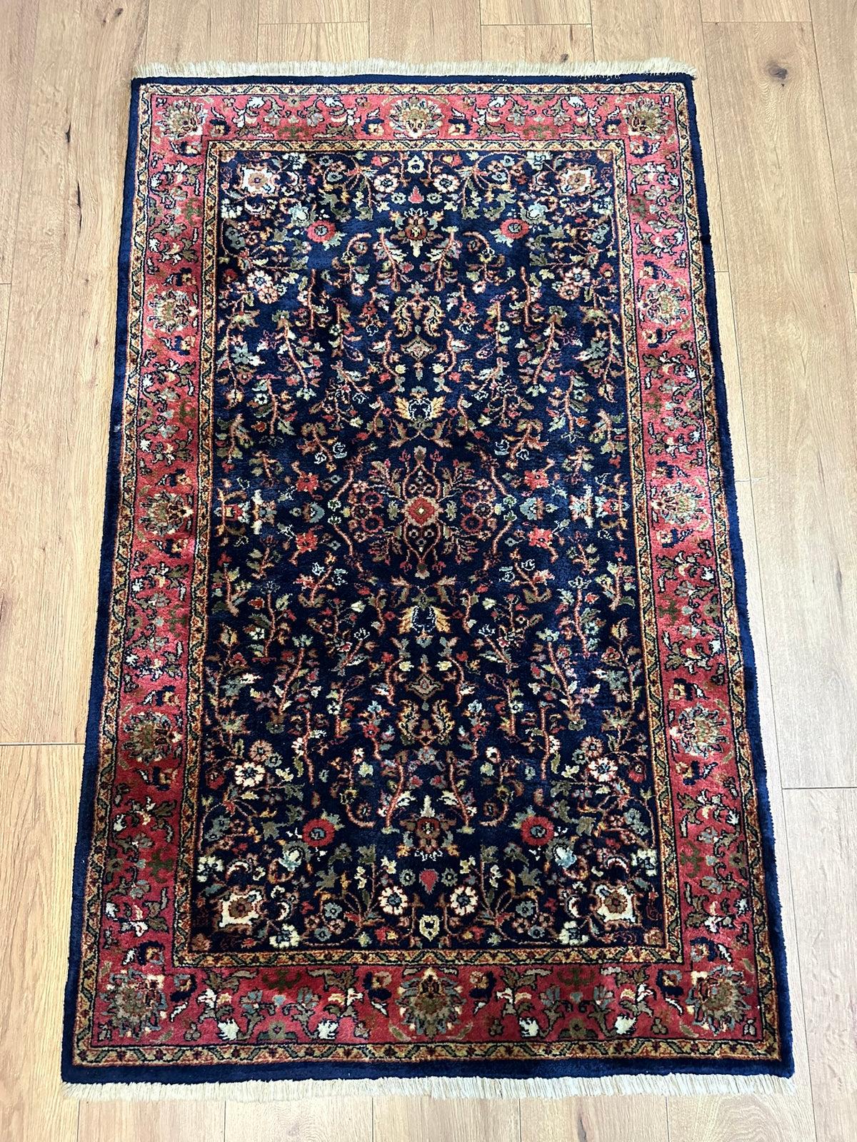 Orientteppich handgeknüpft Sarough USA Wolle 154x97 cm