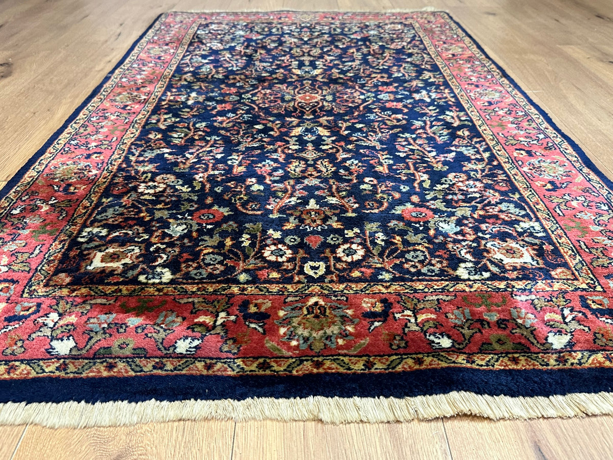 Orientteppich handgeknüpft Sarough USA Wolle 154x97 cm