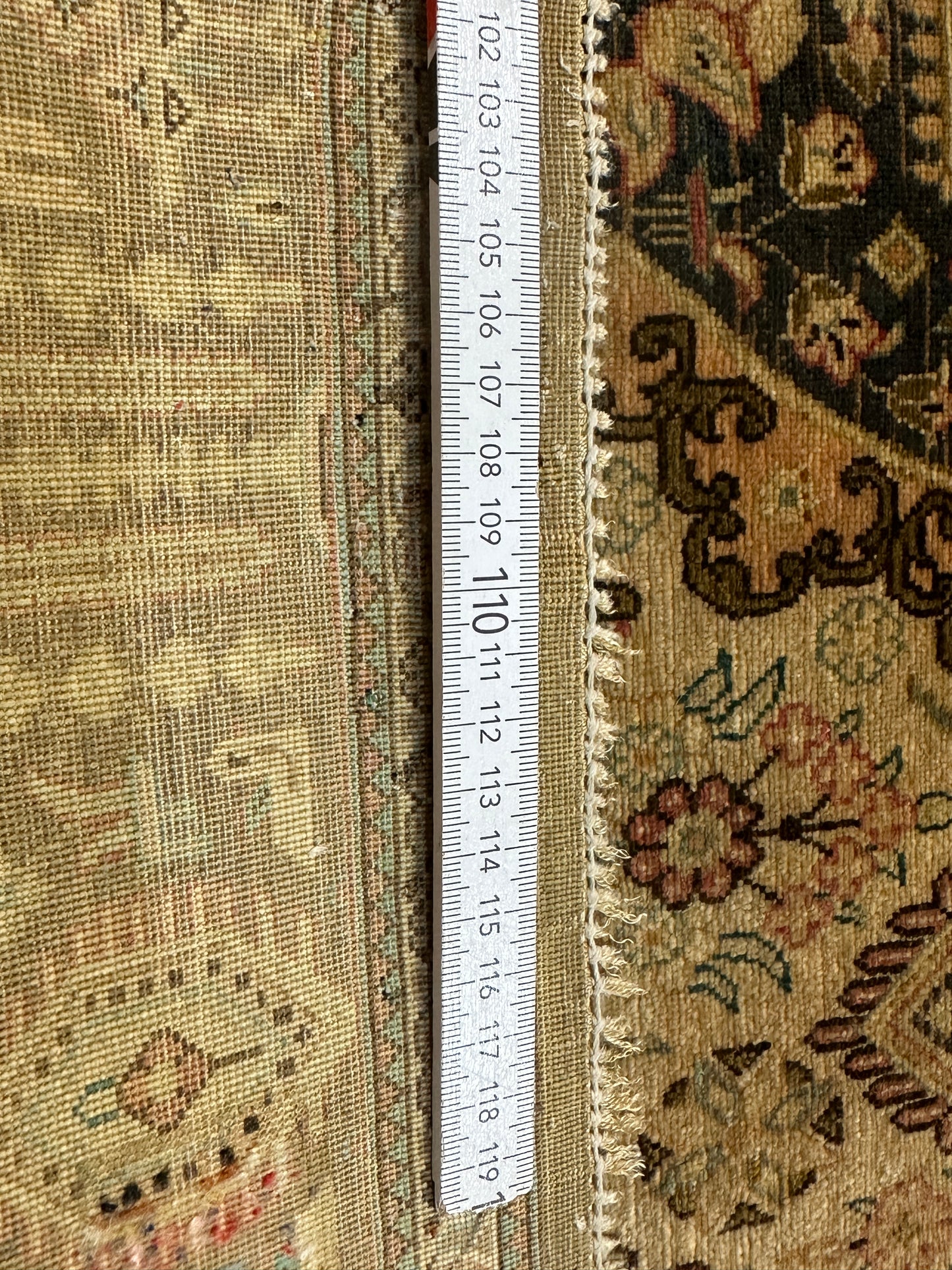 Handgeknüpfter Perser Orientteppich - Feiner Ghom Seidenteppich 115x75cm