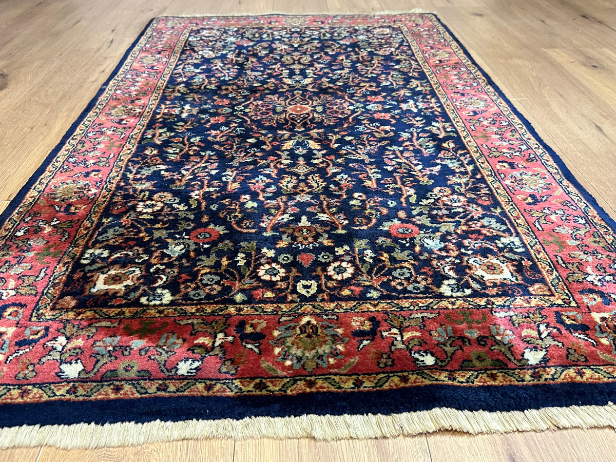 Orientteppich handgeknüpft Sarough USA Wolle 154x97 cm