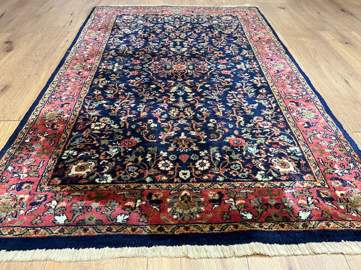 Orientteppich handgeknüpft Sarough USA Wolle 154x97 cm