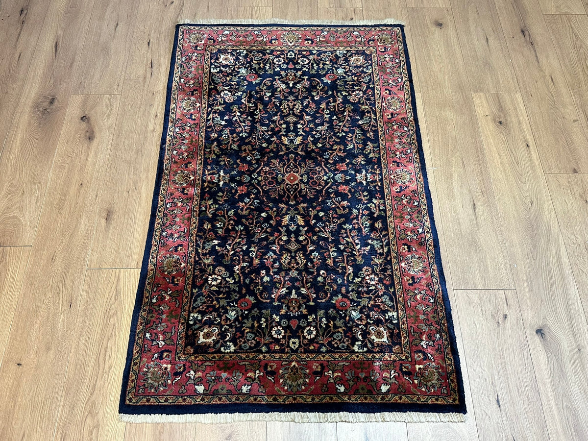 Orientteppich handgeknüpft Sarough USA Wolle 154x97 cm
