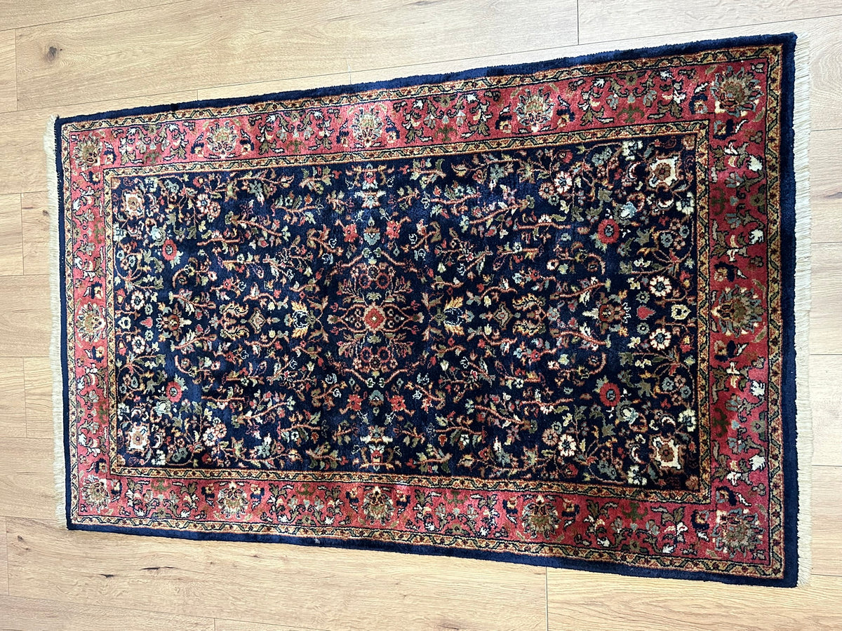 Orientteppich handgeknüpft Sarough USA Wolle 154x97 cm