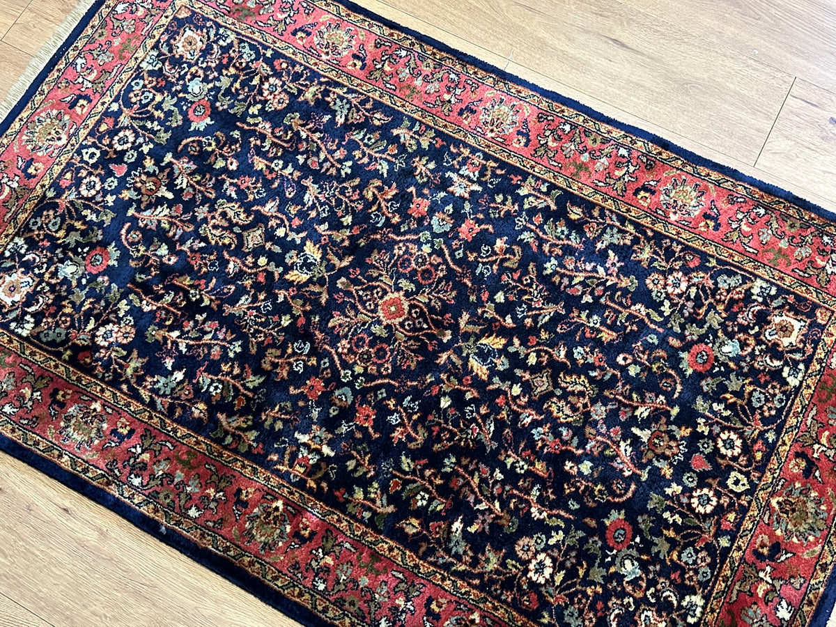 Orientteppich handgeknüpft Sarough USA Wolle 154x97 cm