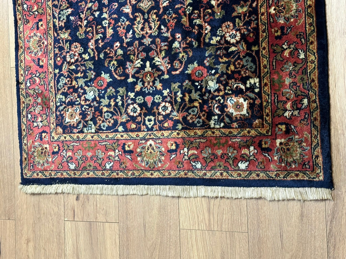 Orientteppich handgeknüpft Sarough USA Wolle 154x97 cm