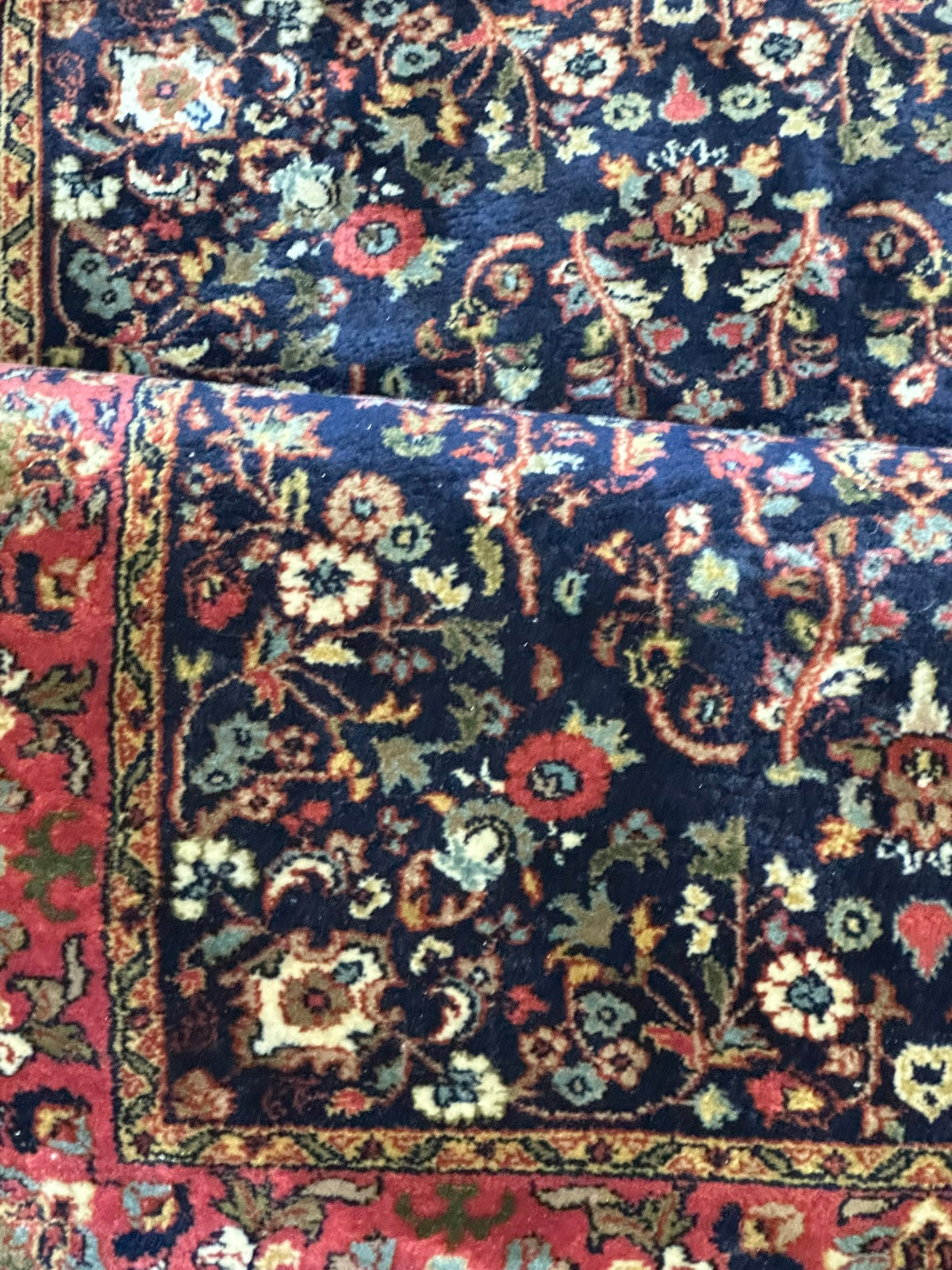 Orientteppich handgeknüpft Sarough USA Wolle 154x97 cm