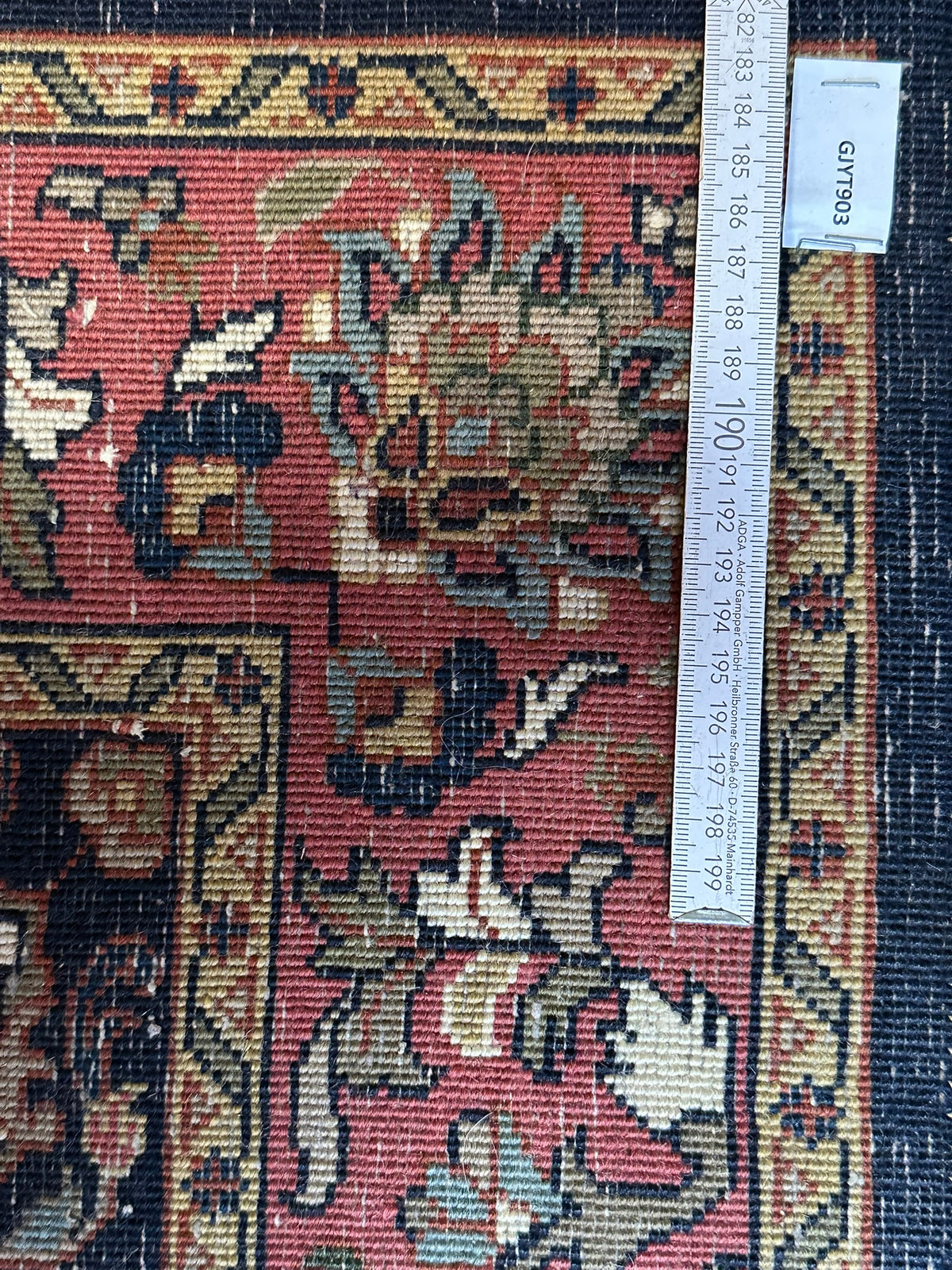 Orientteppich handgeknüpft Sarough USA Wolle 154x97 cm