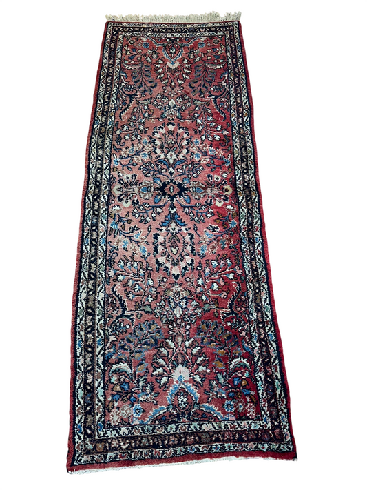 Orientteppich handgeknüpft Sarough 224x83 cm