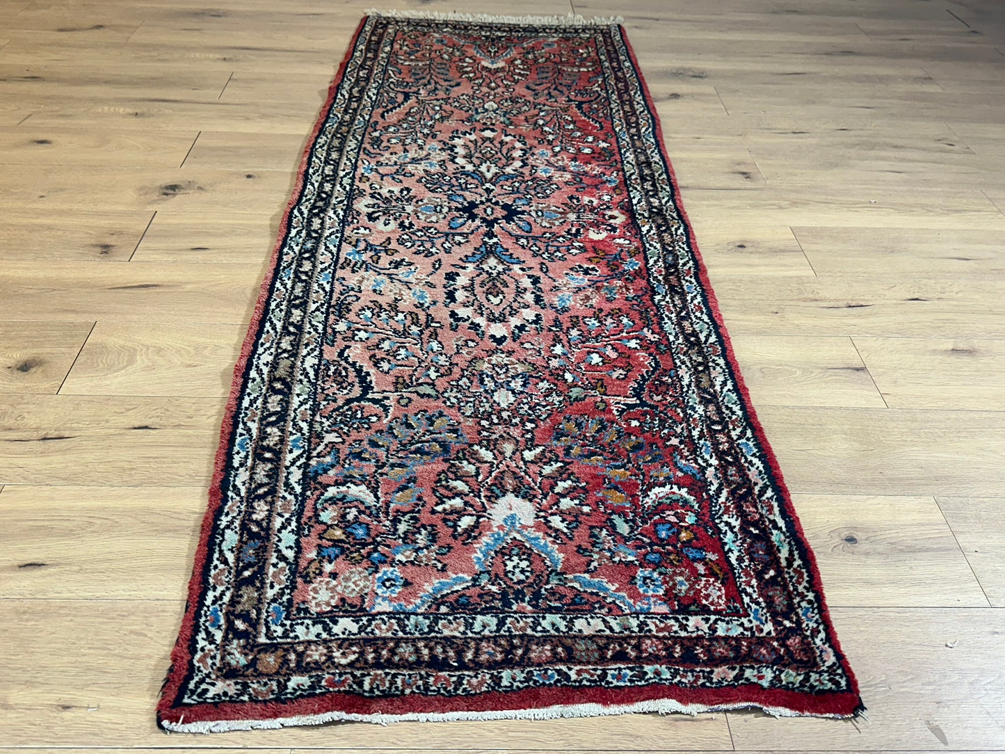 Orientteppich handgeknüpft Sarough 224x83 cm