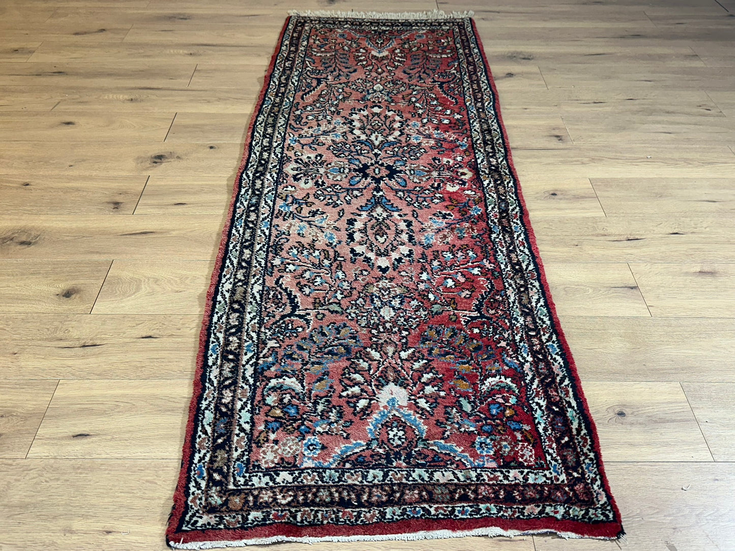 Orientteppich handgeknüpft Sarough 224x83 cm