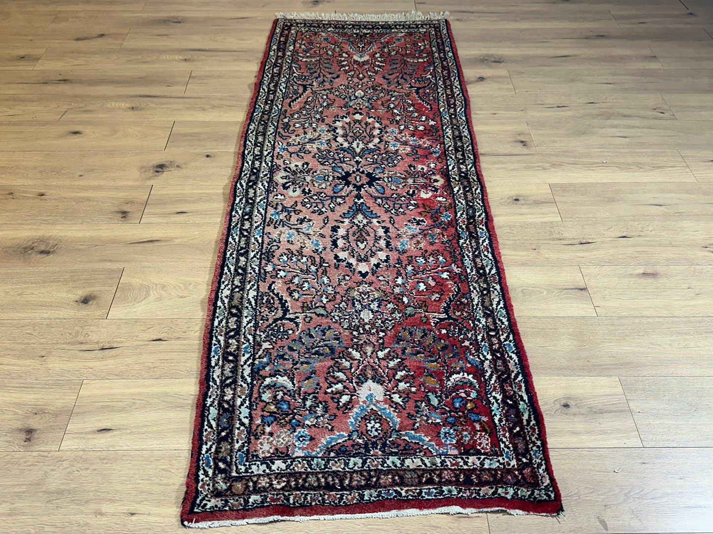 Orientteppich handgeknüpft Sarough 224x83 cm