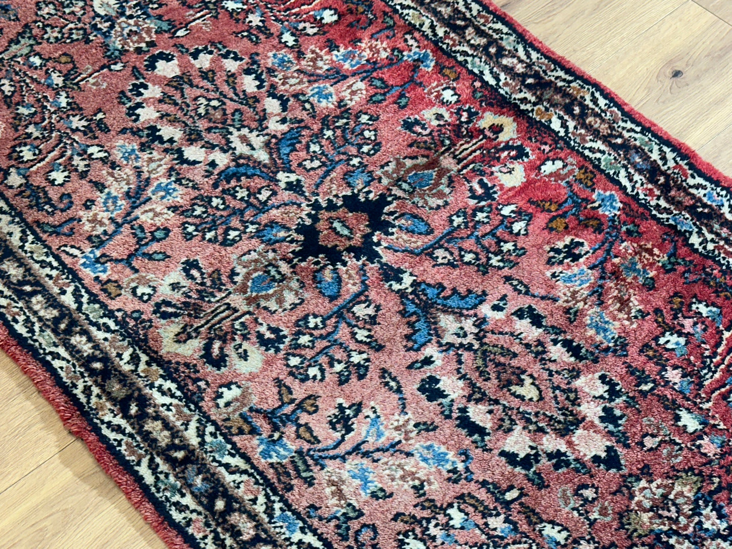 Orientteppich handgeknüpft Sarough 224x83 cm