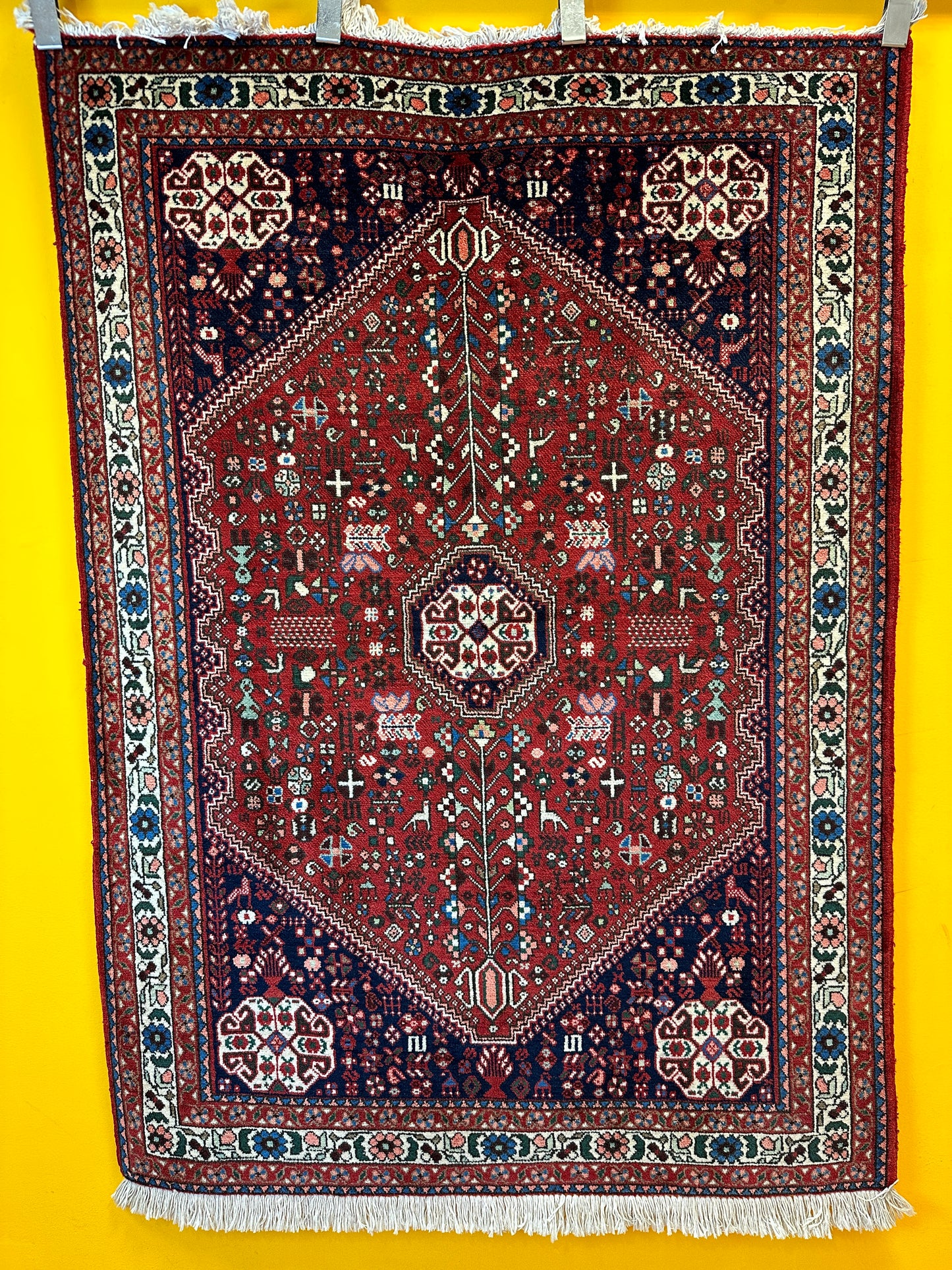 Handgeknüpfter Perser Orientteppich "Sarough Hamadan" 150x110 cm