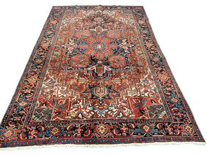 Orientteppich handgeknüpft Heriz 345x230 cm