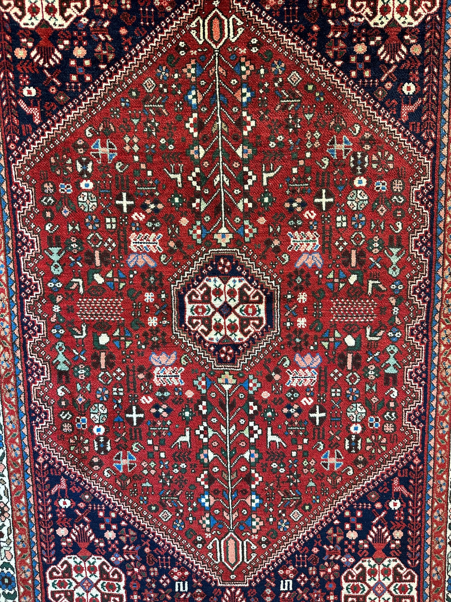 Handgeknüpfter Perser Orientteppich "Sarough Hamadan" 150x110 cm