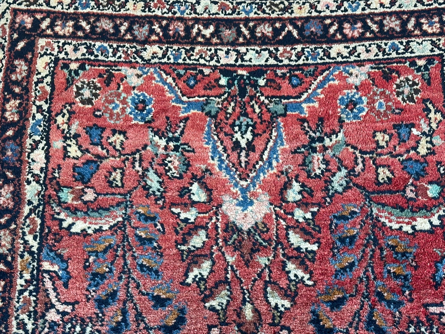 Orientteppich handgeknüpft Sarough 224x83 cm
