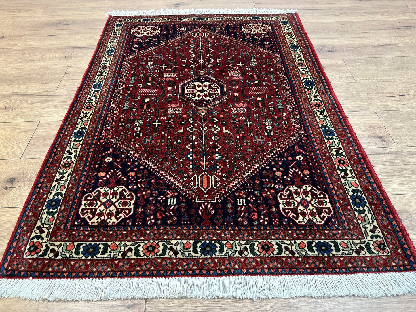 Handgeknüpfter Perser Orientteppich "Sarough Hamadan" 150x110 cm