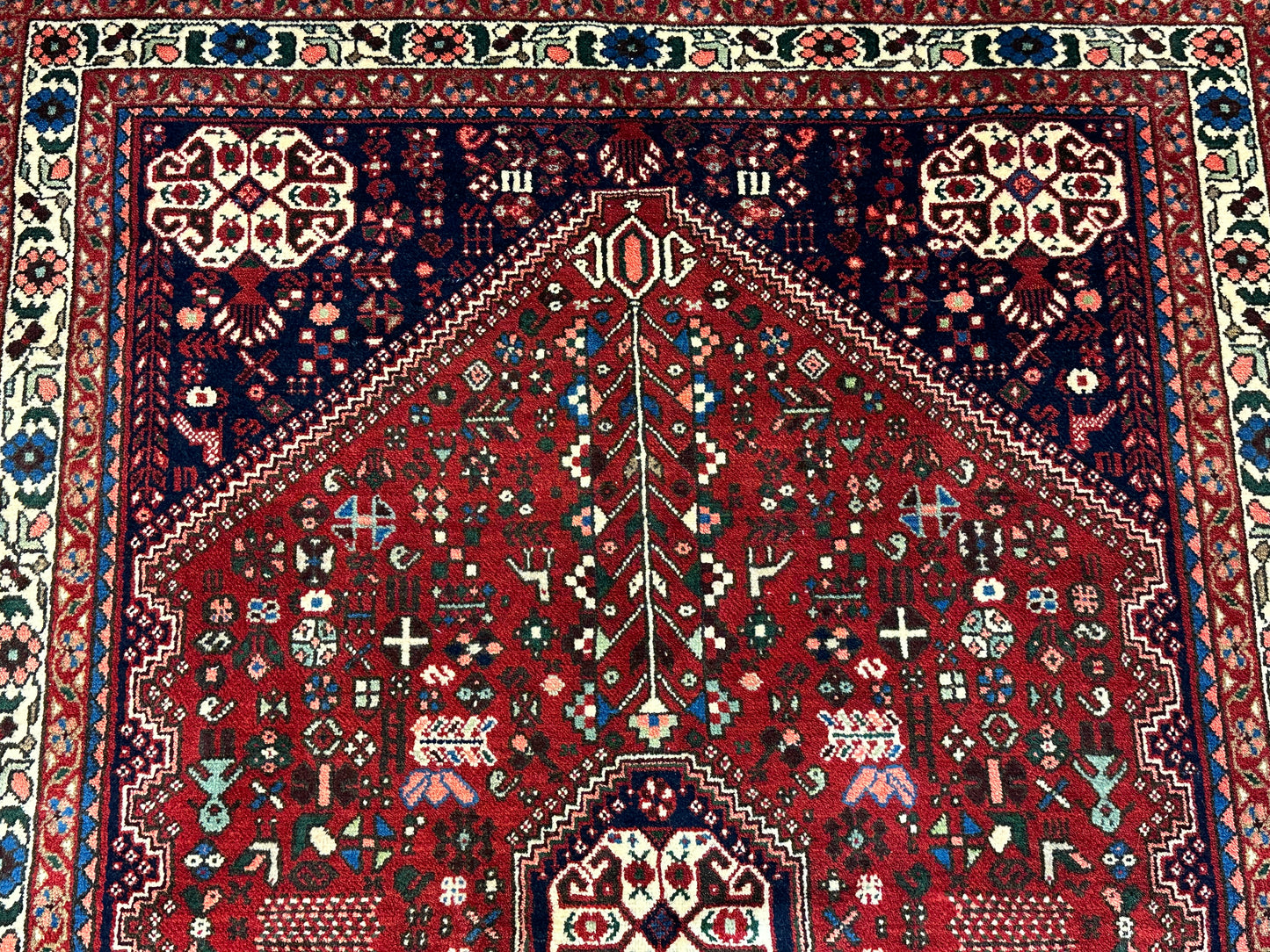 Handgeknüpfter Perser Orientteppich "Sarough Hamadan" 150x110 cm