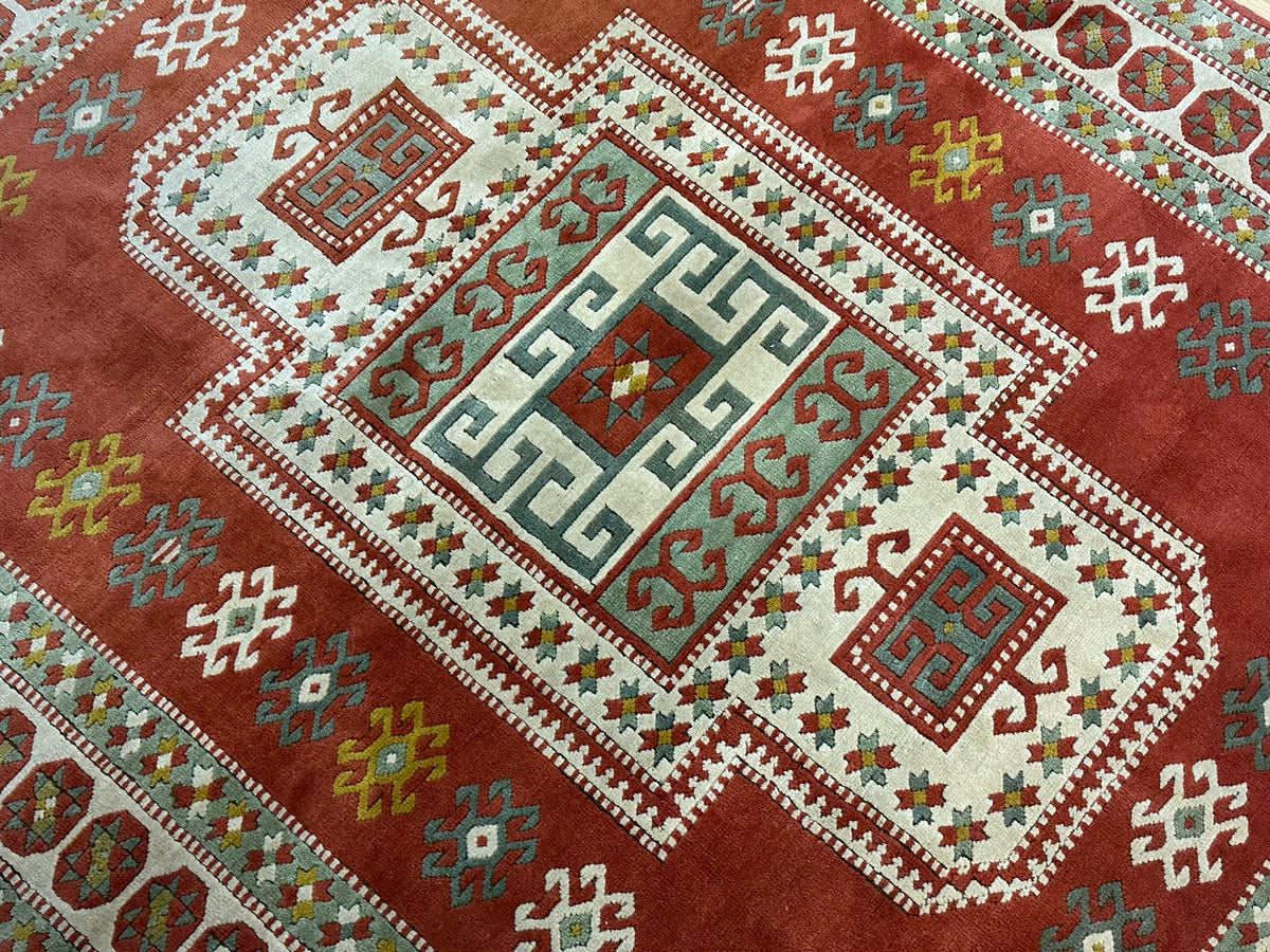 Orientteppich handgeknüpft Türkei Kazak Kars Wolle Top 200x167 cm