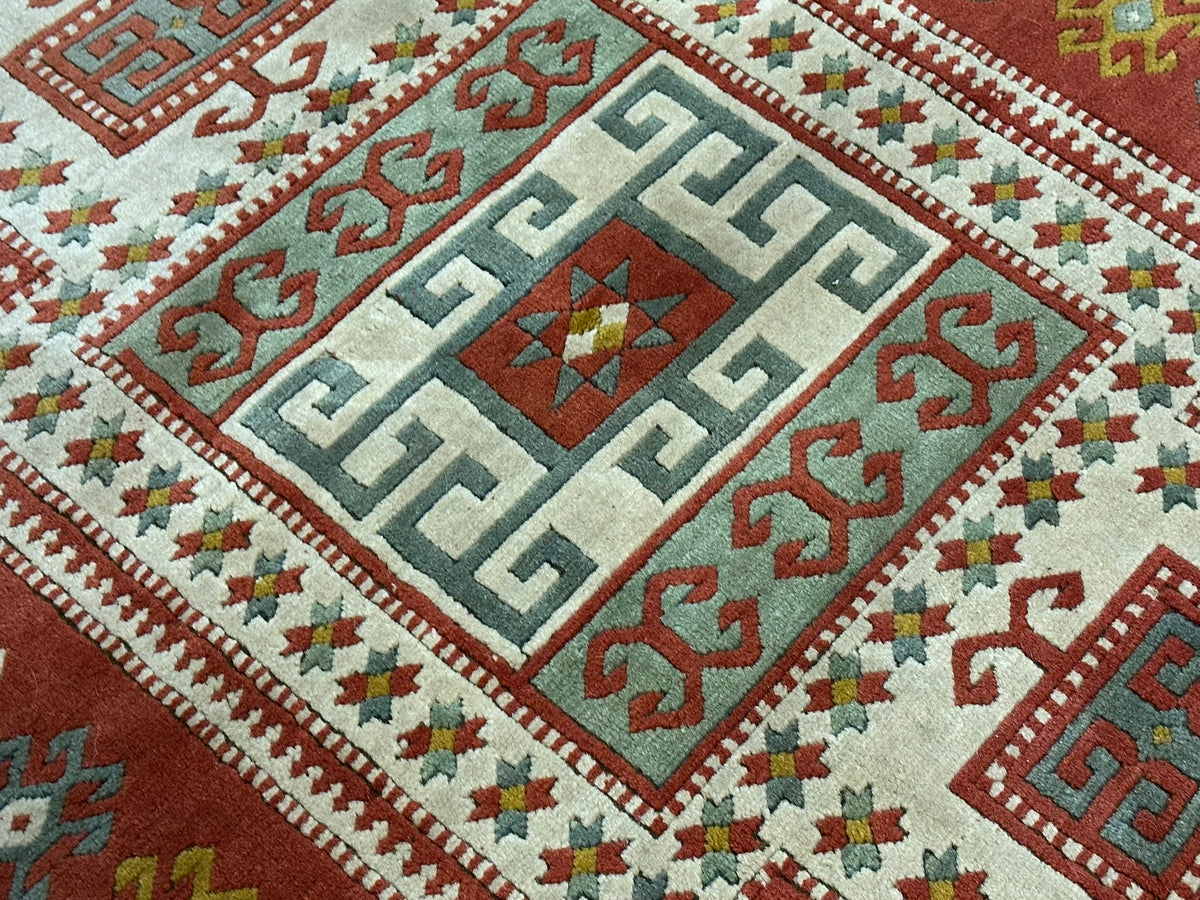 Orientteppich handgeknüpft Türkei Kazak Kars Wolle Top 200x167 cm