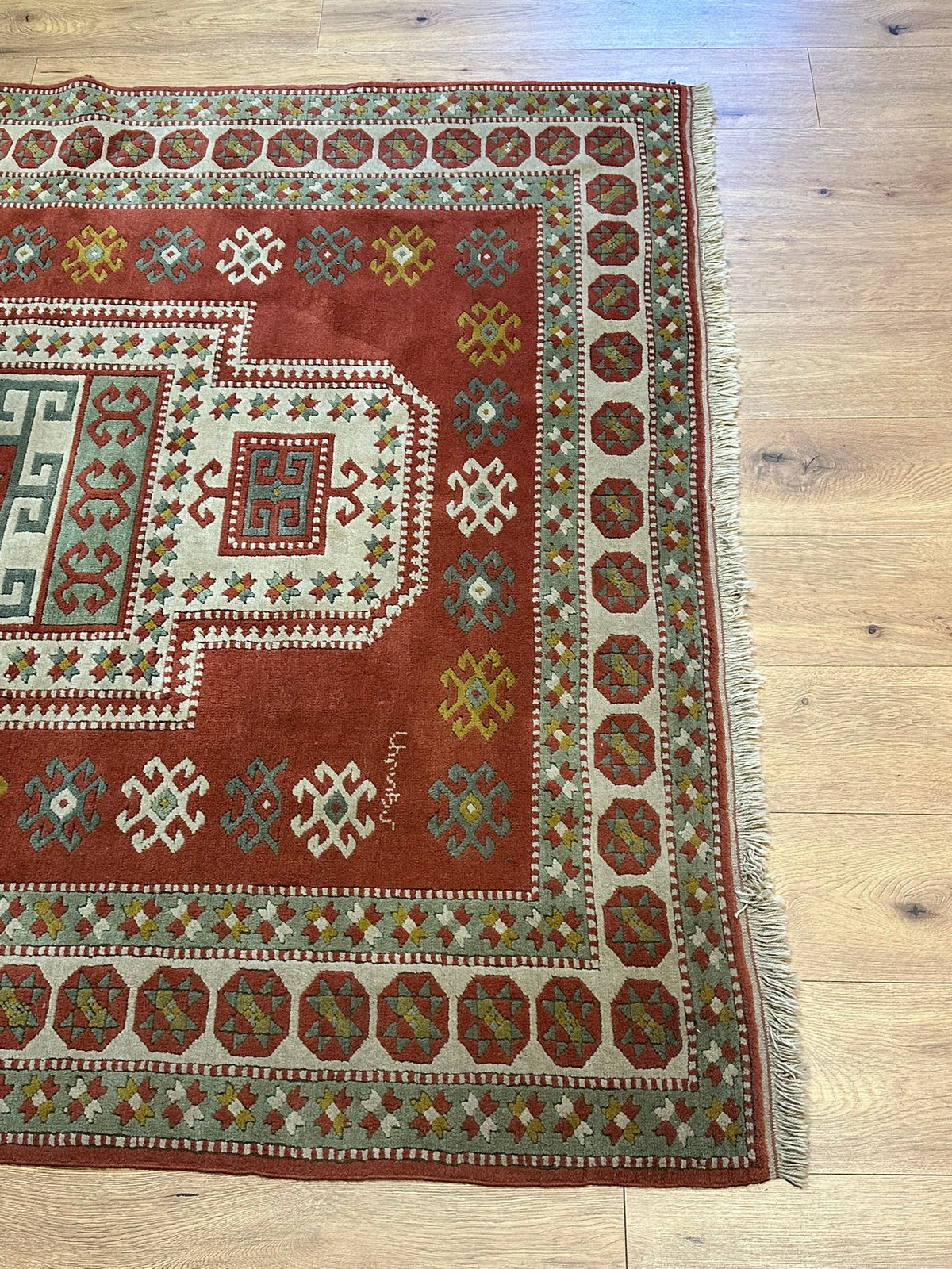 Orientteppich handgeknüpft Türkei Kazak Kars Wolle Top 200x167 cm