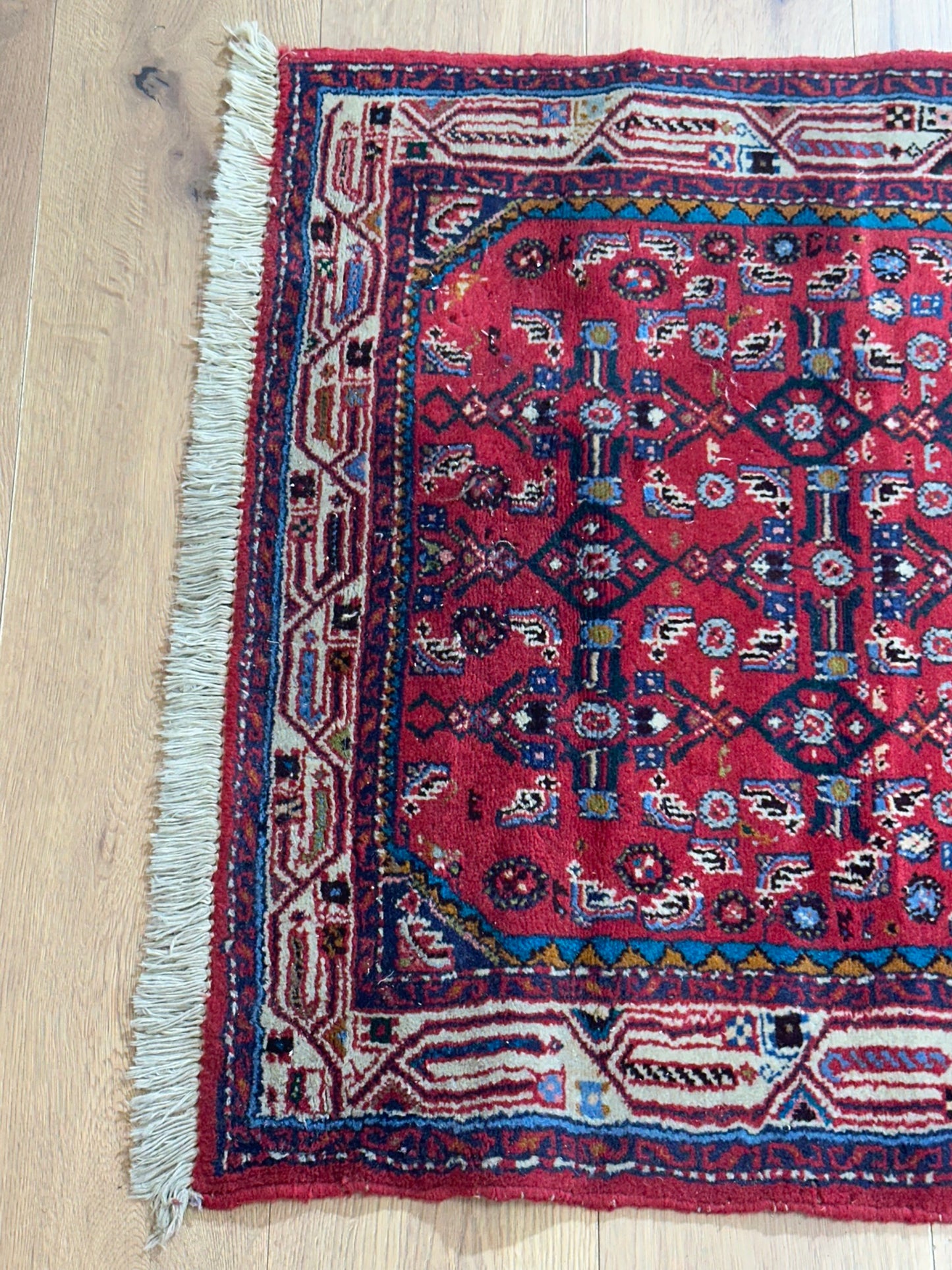 Orientteppich handgeknüpft Hamadan 188x83 cm