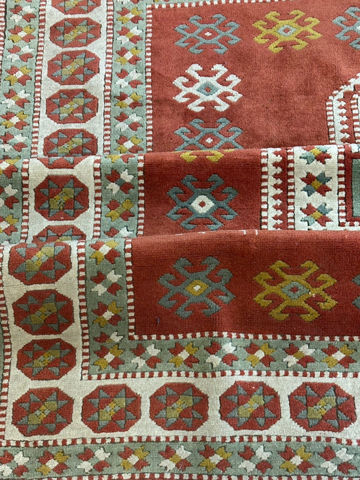 Orientteppich handgeknüpft Türkei Kazak Kars Wolle Top 200x167 cm