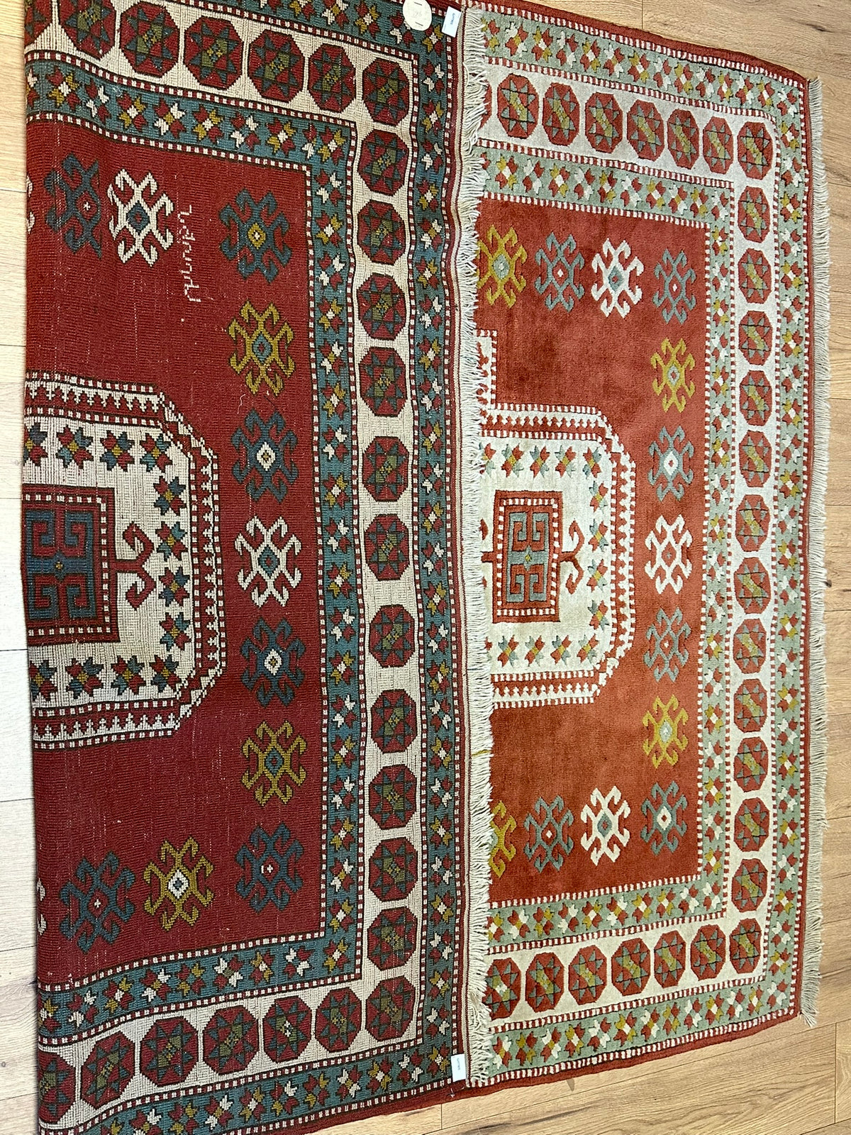 Orientteppich handgeknüpft Türkei Kazak Kars Wolle Top 200x167 cm