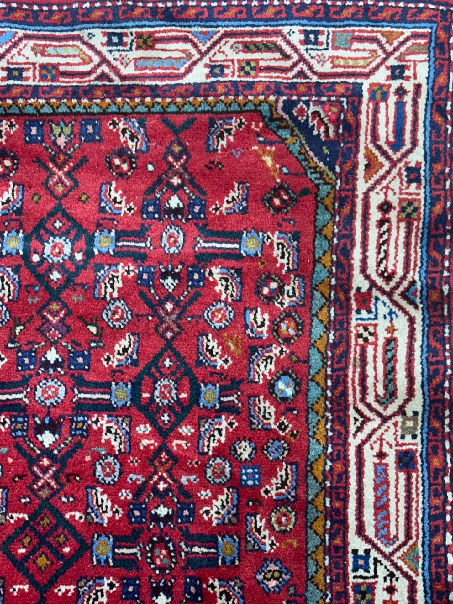 Orientteppich handgeknüpft Hamadan 188x83 cm