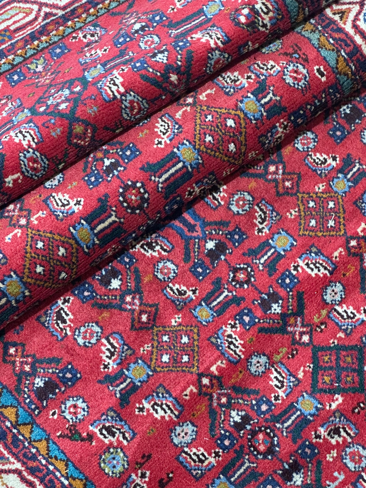 Orientteppich handgeknüpft Hamadan 188x83 cm