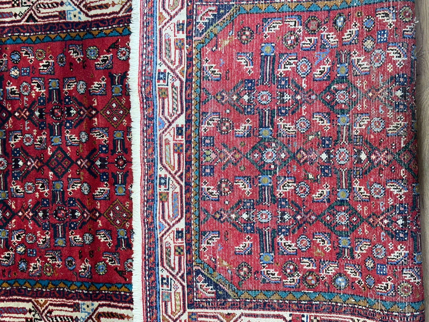 Orientteppich handgeknüpft Hamadan 188x83 cm