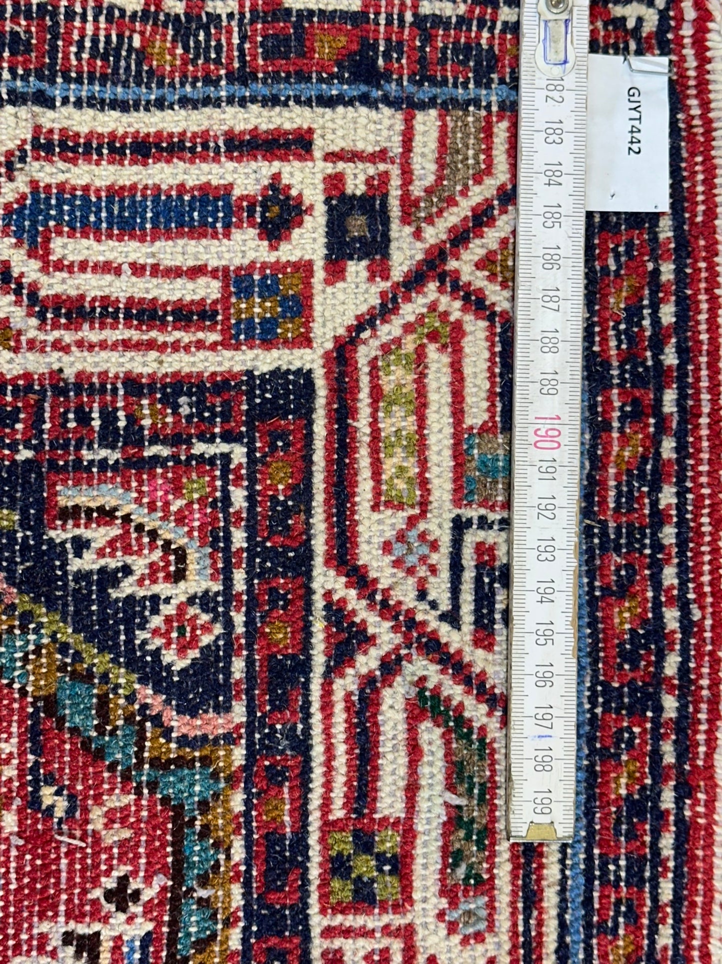 Orientteppich handgeknüpft Hamadan 188x83 cm
