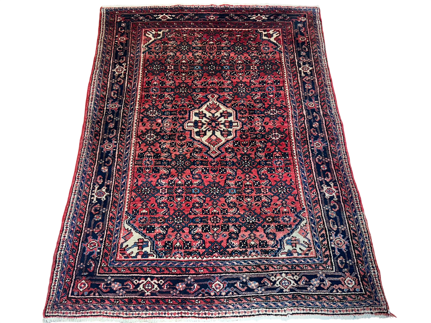 Orientteppich handgeknüpft Hamadan 210x147 cm