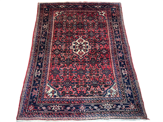 Orientteppich handgeknüpft Hamadan 210x147 cm