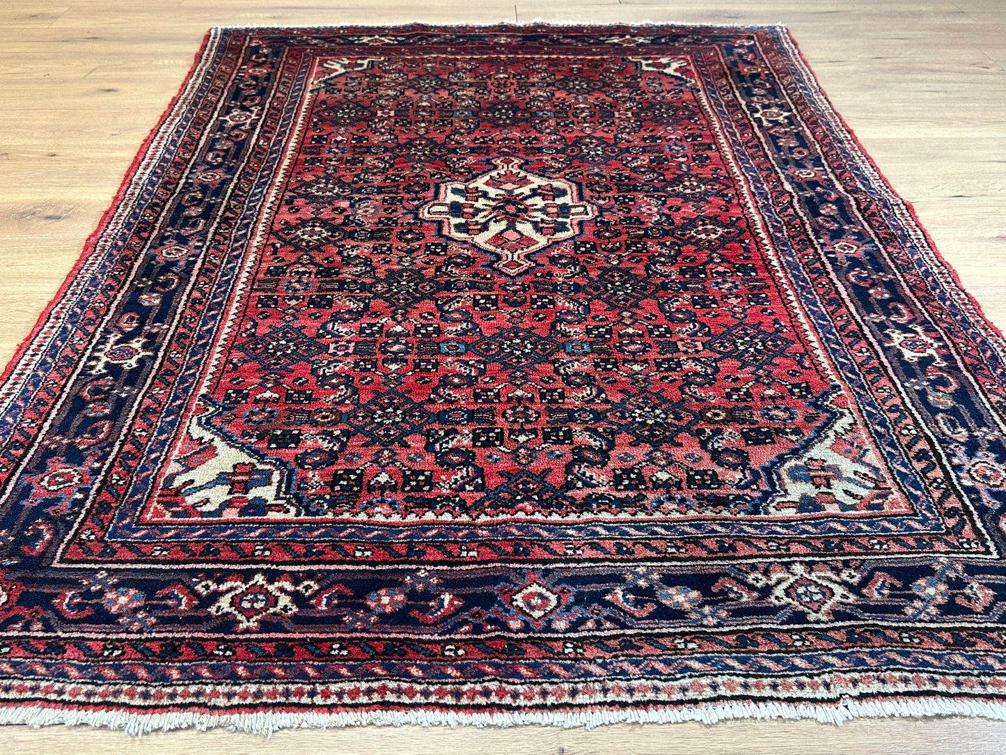 Orientteppich handgeknüpft Hamadan 210x147 cm